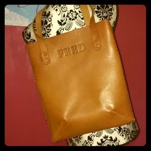 FEED Project leather tote